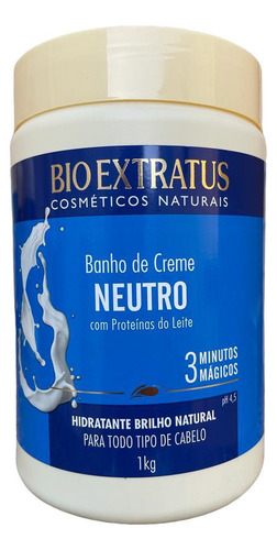 Banho De Creme Brilho Natural Neutro 1000l Bio Extratus K317