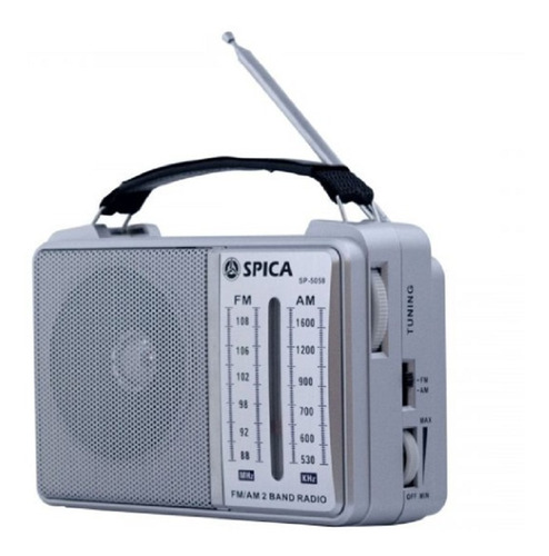 Radio Retro Spica Sp5058 Am Fm Dual Bandas A Pilas