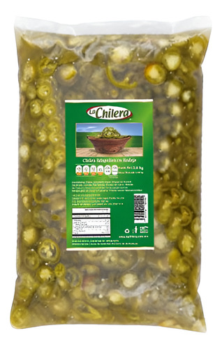 Chile Jalapeño En Rodaja Chilera Caja 4 Pz - 3 Kg C/u