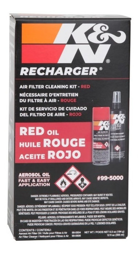 Imagen 5 de 6 de Kit Limpieza Filtro De Aire Kyn 99-5000