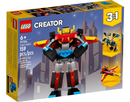 Lego 31124 Creator - Robot Invencible 159 Pzs 3 En 1
