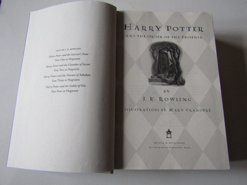 Harry Potter And The Order Of The Phoenix J.k. Rowling