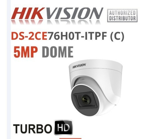 Camara Domo Hikvision 4en1 5mp 2.8mm Plastica