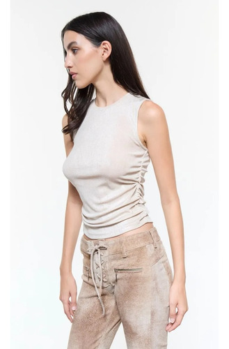 Remera Ginebra Top Boulevar Beige I25