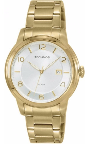 Relogio Technos Feminino 2315fm/4k Cor da correia Dourado