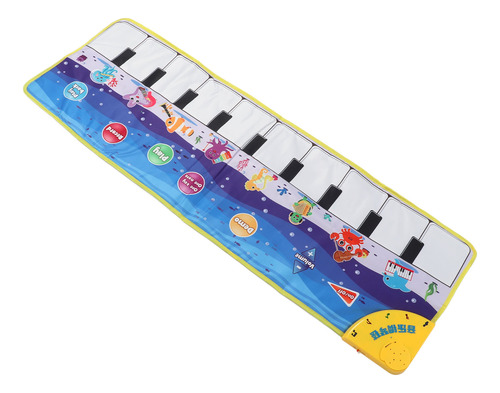 Ocean World Music Mat Musical Mat, Suelo Plegable Sensible A