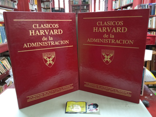 Clásicos Harvard De La Administración - Harvard - 2 Tomos