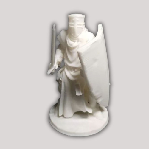 Caballero Templario, Blanco 22cm Altura, Diversas Versiones