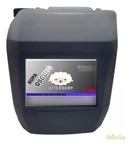 20l Detergente Liquido Mas Negros Ropa Oscura Bicarbonato