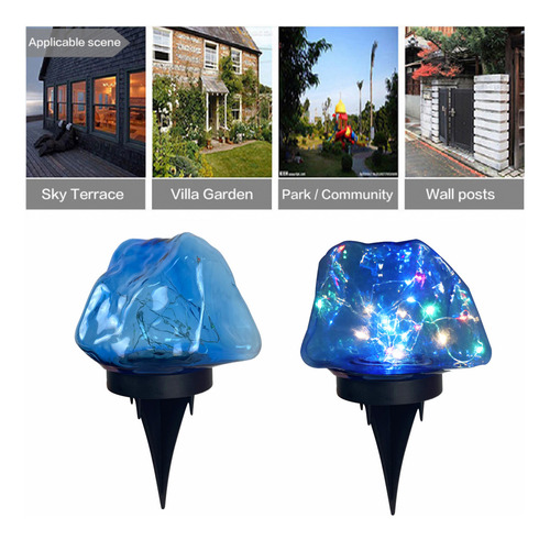 Cadena Led G-em Para Exteriores, Enterrada, Patio, Jardín, T