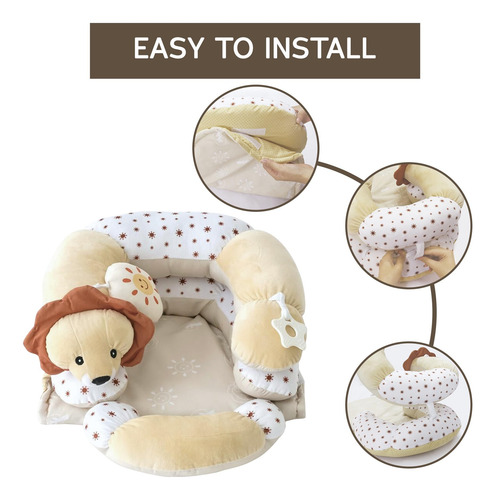 Colchoneta 2 En 1 Con Almohadas Y Juguetes Para Bebés
