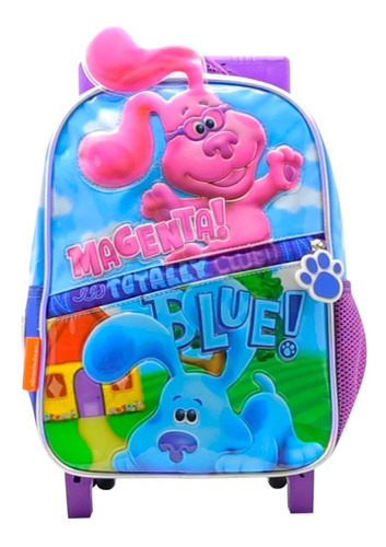 Mochila Jardin Carro 12´´ Las Pistas De Blue Y Magenta Bl104