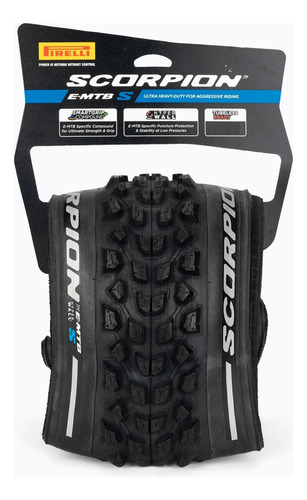Llanta Bicicleta Pirelli Scorpion E-mtb S 27.5×2.60 Color Negro