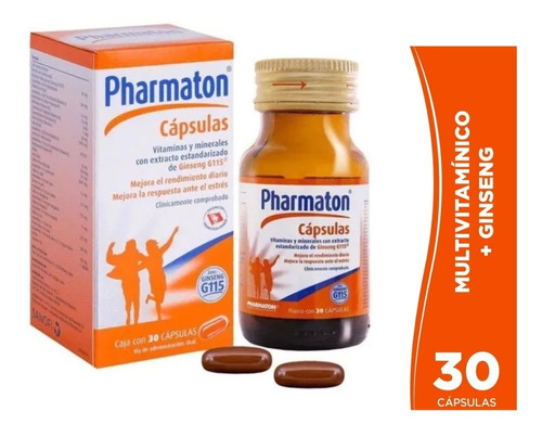 Multivitamínico Pharmaton Minerale Gingsengg115 30comprimido