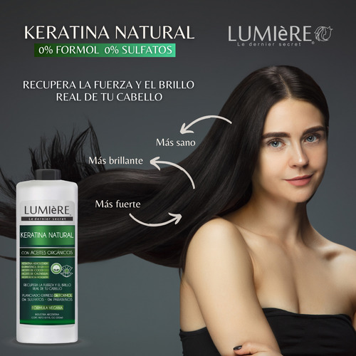 Keratina Para El Cabello Sin Formol + Shampoo Mantenimiento
