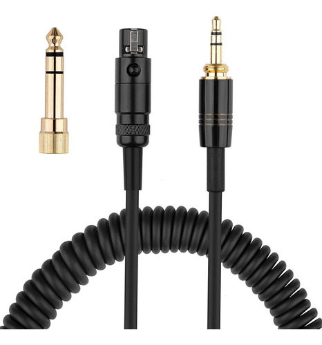 Q701 Cable De Audio En Espiral Compatible Con Akg K712 K240