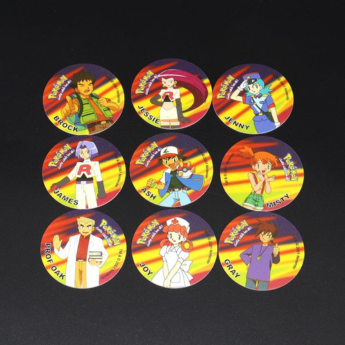 Imagen 2 de 7 de Taps Pokemon Coleccion Completa 151 Tazos + 9 Personajes