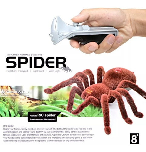 Mando A Distancia Por Infrarrojos Prank Spider, Tarántula