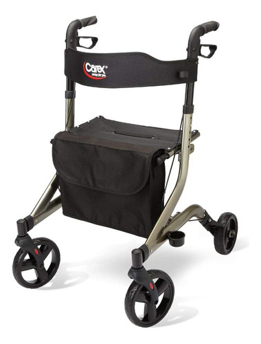 Carex Crosstour - Rodillo Para Andar, Con Asiento, Plegable,