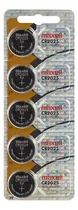 Comprar Pack 5 Pilas Maxell Cr2025 Tipo Botón Micro Litio