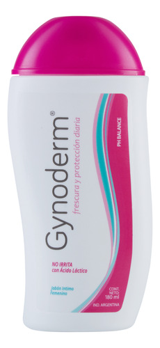 Gynoderm Jabón Liquido Higiene Femenina Ph Balanceado  180ml