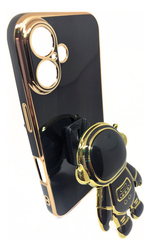 Funda Astronauta Con Soporte 3d Para Iphone 16 Negro
