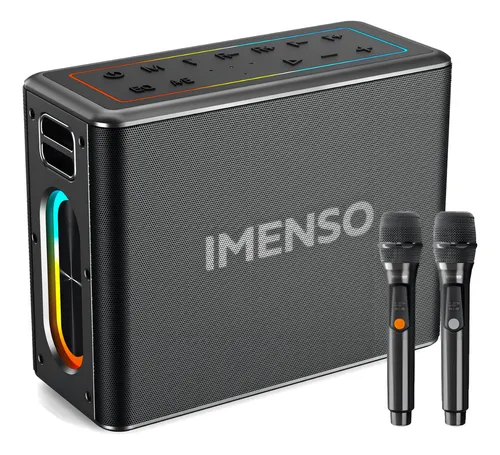 Caixa De Som Portátil Bluetooth Imenso X32 120w Ipx4 C/ 2mic Cor ...