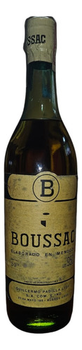 Antigua Botella De Boussac Contenido Original