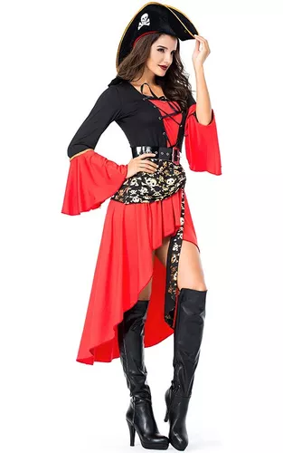 Fantasia Cosplay Piratas Do Caribe Jack Sparrow Carnaval, Elo7