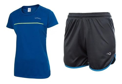 Remera Short Dama Deportivo Running Kadur Conjunto