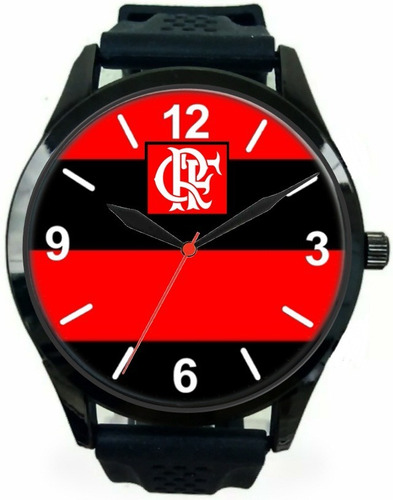 Kit 3 Relógios Pulso Esportivo Flamengo Barato Personalizado