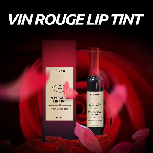 3 Vino Tinto Vino Lápiz Labial Líquido Lápiz Labial