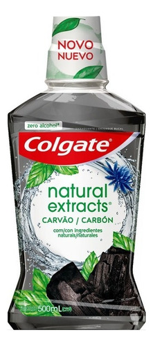 Enxaguante Bucal Natural Extracts Carvão 500ml Colgate