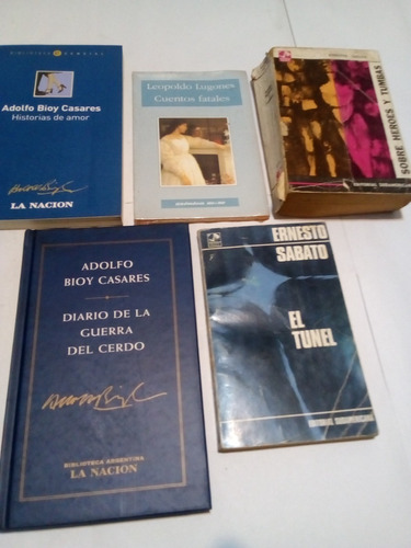 Libros Bioy Casares, Sabato Y Lugones Lote X 4!