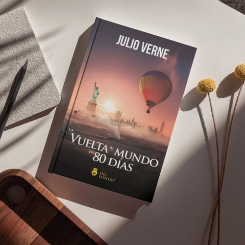 La Vuelta Al Mundo En 80 Dias Julio Verne + Paginador Imán