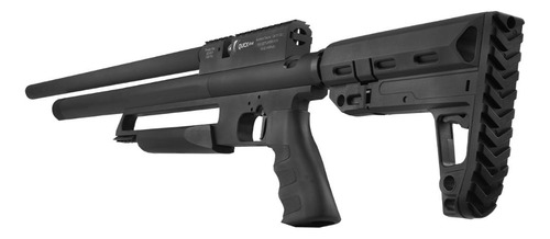 Espingarda De Pressao 5.5mm Pcp Quickshot Tatical Com Luneta