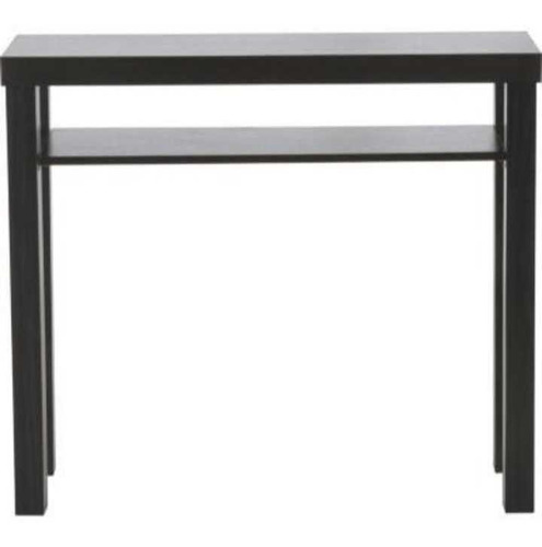 Mesa De Arrimo Palermo Chocolate 90x30x80 Cm Madera