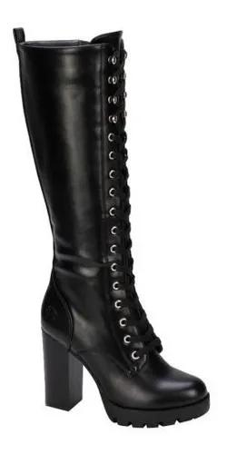 Bota De Vestir Larga Agujeta Belinda Peregrin 1162 993800