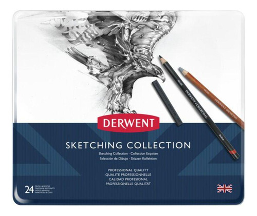 Set Sketch X 12 Lápices + Carboncillo Derwent