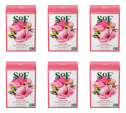 Sof Body Care - Jabón De Barra De Rosas Silvestres (anteri.