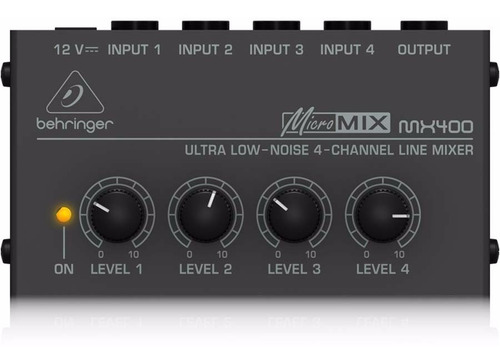 Mixer Behringer Micro Mixer Mx-400 Envío Gratis
