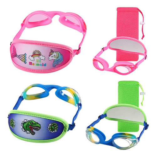 Gafas De Natación Para Niños De 3 A 8 Años, Gafas Pa...