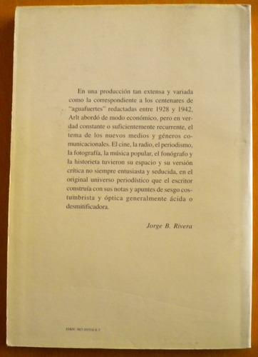 Arlt Roberto / Notas Sobre El Cinematógrafo / Simurg 1997