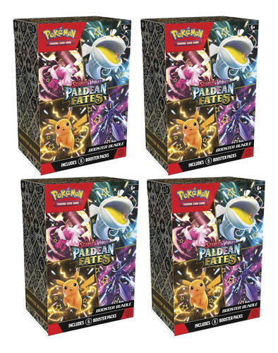 Paldean Fates - Booster Bundle (x4)  - 24 Sobres Pokemon Tcg