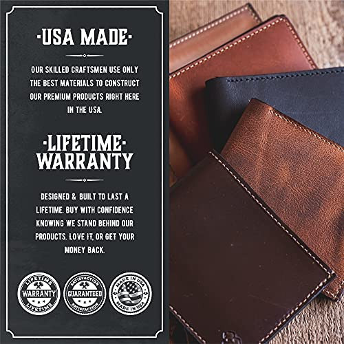 Cartera Plegable De Cuero Main Street Forge Para Hombre | Fa