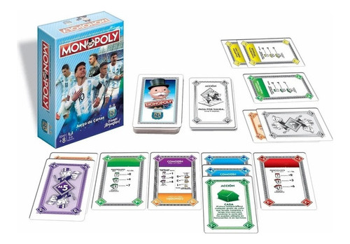 Juego De Mesa Monopoly Afa Cartas