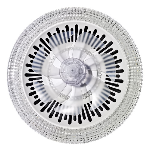 Ventilador De Techo Luz Led 6 Velocidades Control Remoto Md2