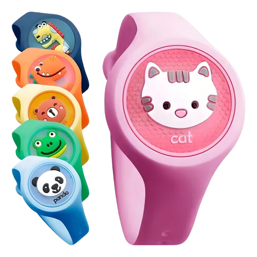 Pulsera Repelente De Mosquitos Para Niños Con Luz Led Color Dragón