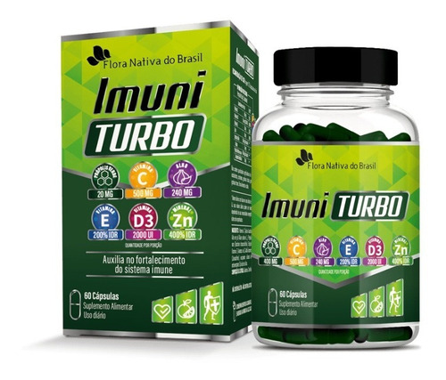 Imuni-turbo  Polivitamínico Para Aumento Da Imunidade Adulto