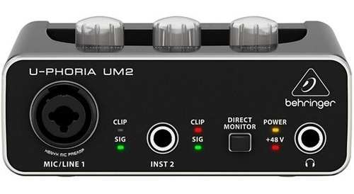 Behringer U-phoria Um2 - Envio Inmediato